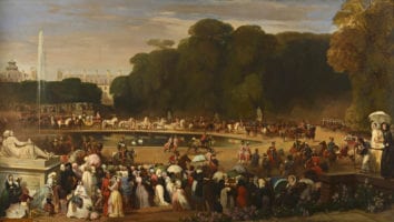 Eugène Lami, peinture 1837, Duchesse d'Orléans, belle enchère, 450000€., vente Tessier Sarrou.