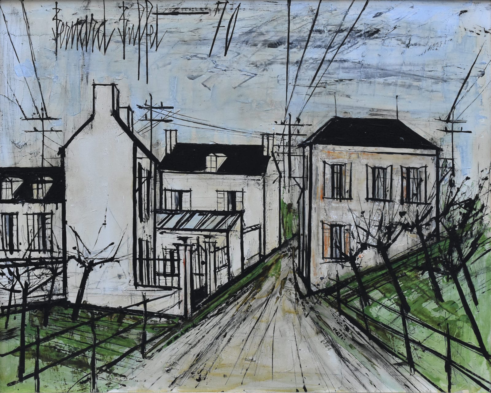 Bernard Buffet, rue de village