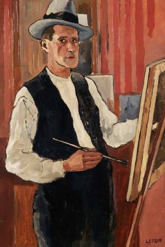 fonctionne Marcel Leprin, Autoportrait