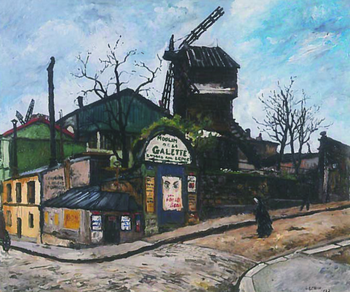 fonctionne Marcel Leprin, Le Moulin de la Galette, 1922
